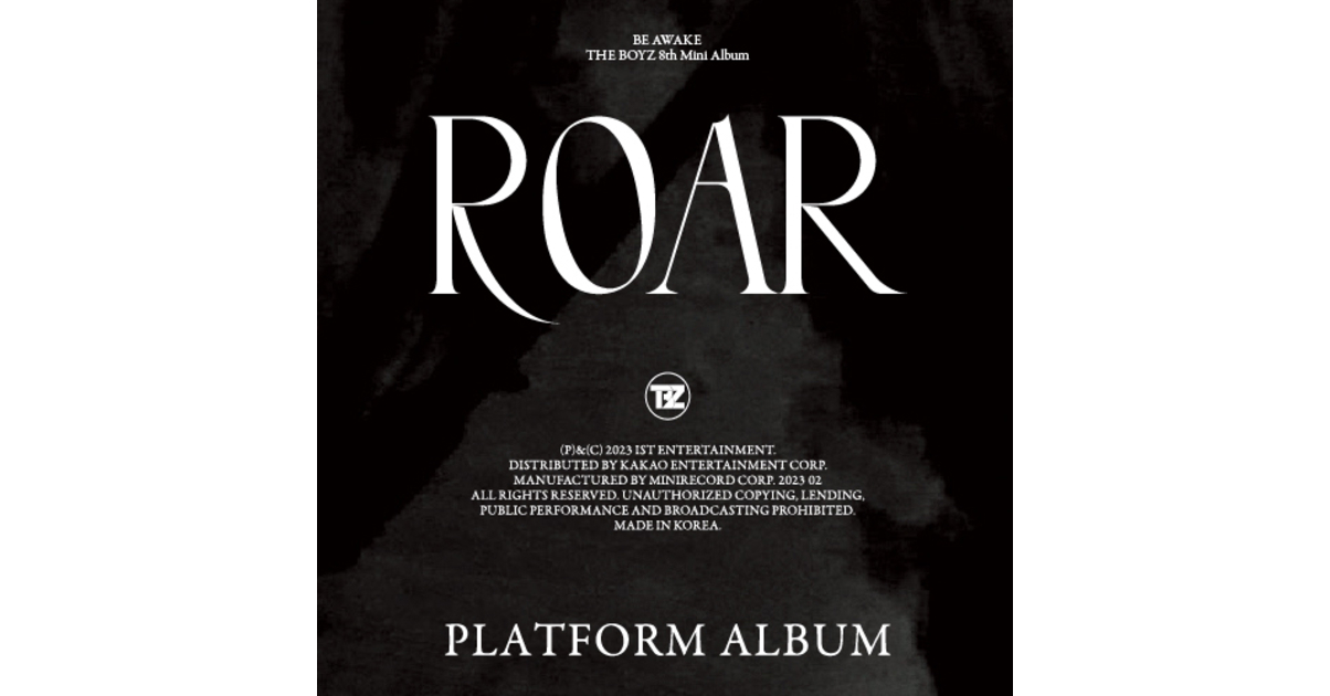 【新品未開封・まとめ売り】THE BOYZ BE AWAKE Platform THE BOYZ - BE AWAKE [ROAR] 8th ミニアルバム